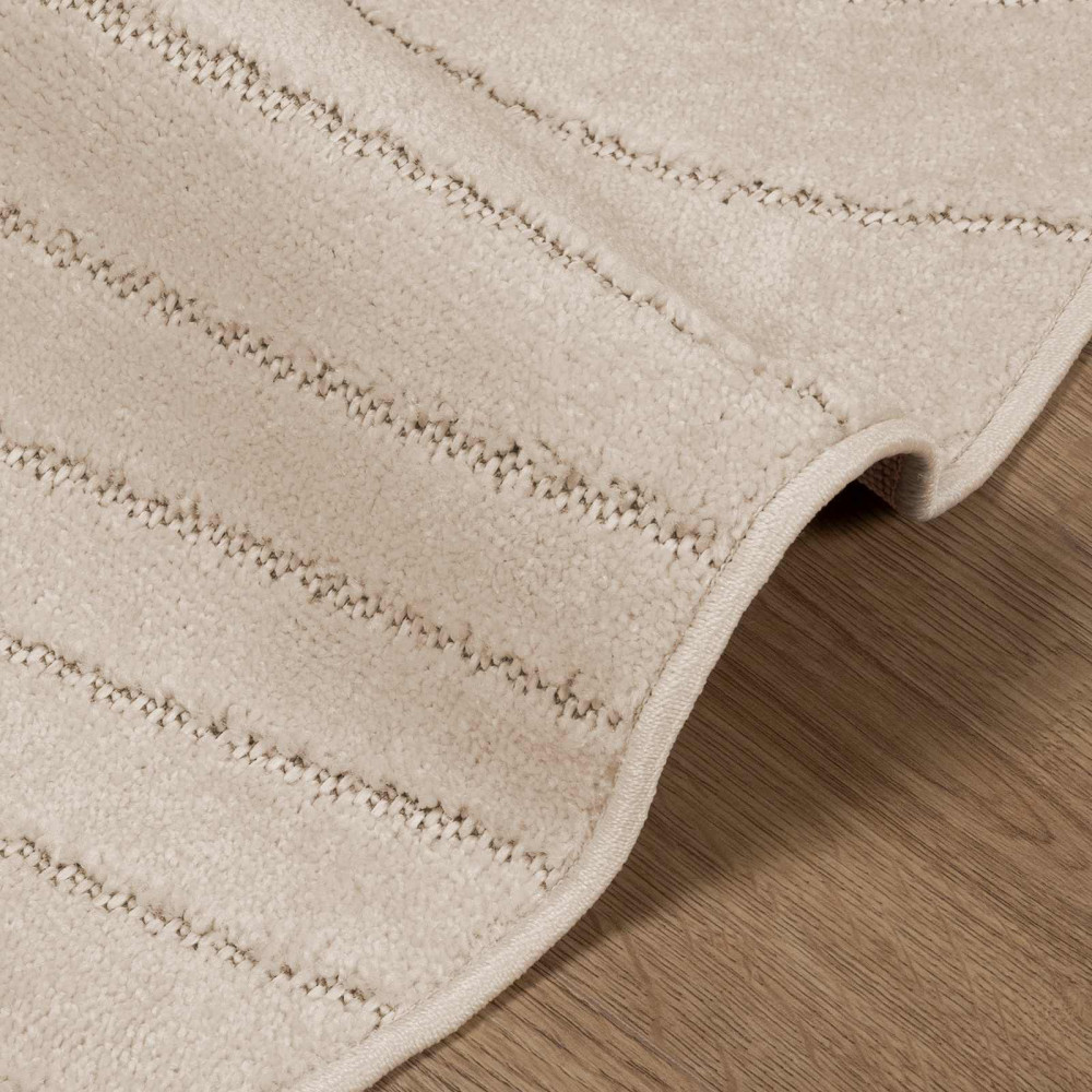 Produktbild för Områdesmattor Rund PALMERAS Beige Ø 160 CM Polyester