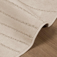 Produktbild för Områdesmattor Rund PALMERAS Beige Ø 160 CM Polyester