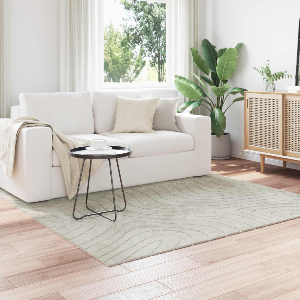 Produktbild för Områdesmattor Fyrkantig PALMERAS Grön 200 x 200 cm Polyester