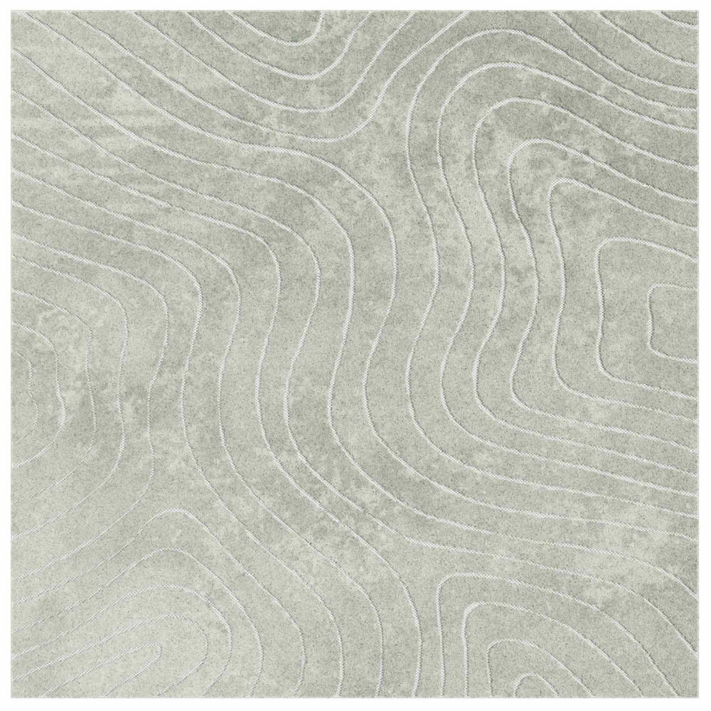 Produktbild för Områdesmattor Fyrkantig PALMERAS Grön 240 x 240 cm Polyester