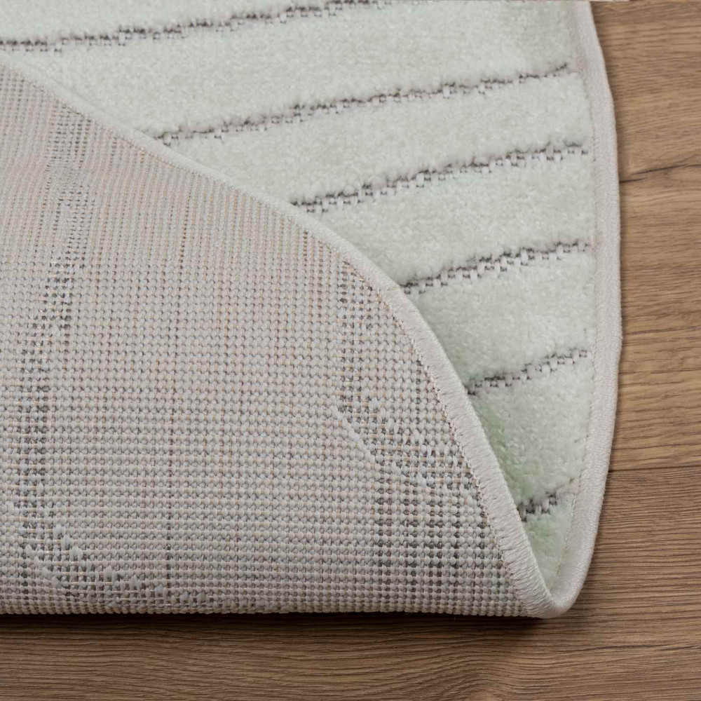 Produktbild för Områdesmattor Rund PALMERAS Grön Ø 120 CM Polyester