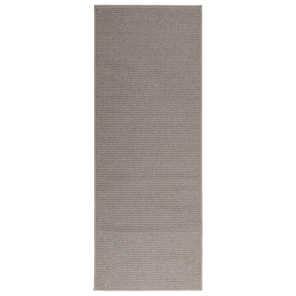 Produktbild för Områdesmattor Rektangulär LUGO Taupe 80 x 150 cm Polyester