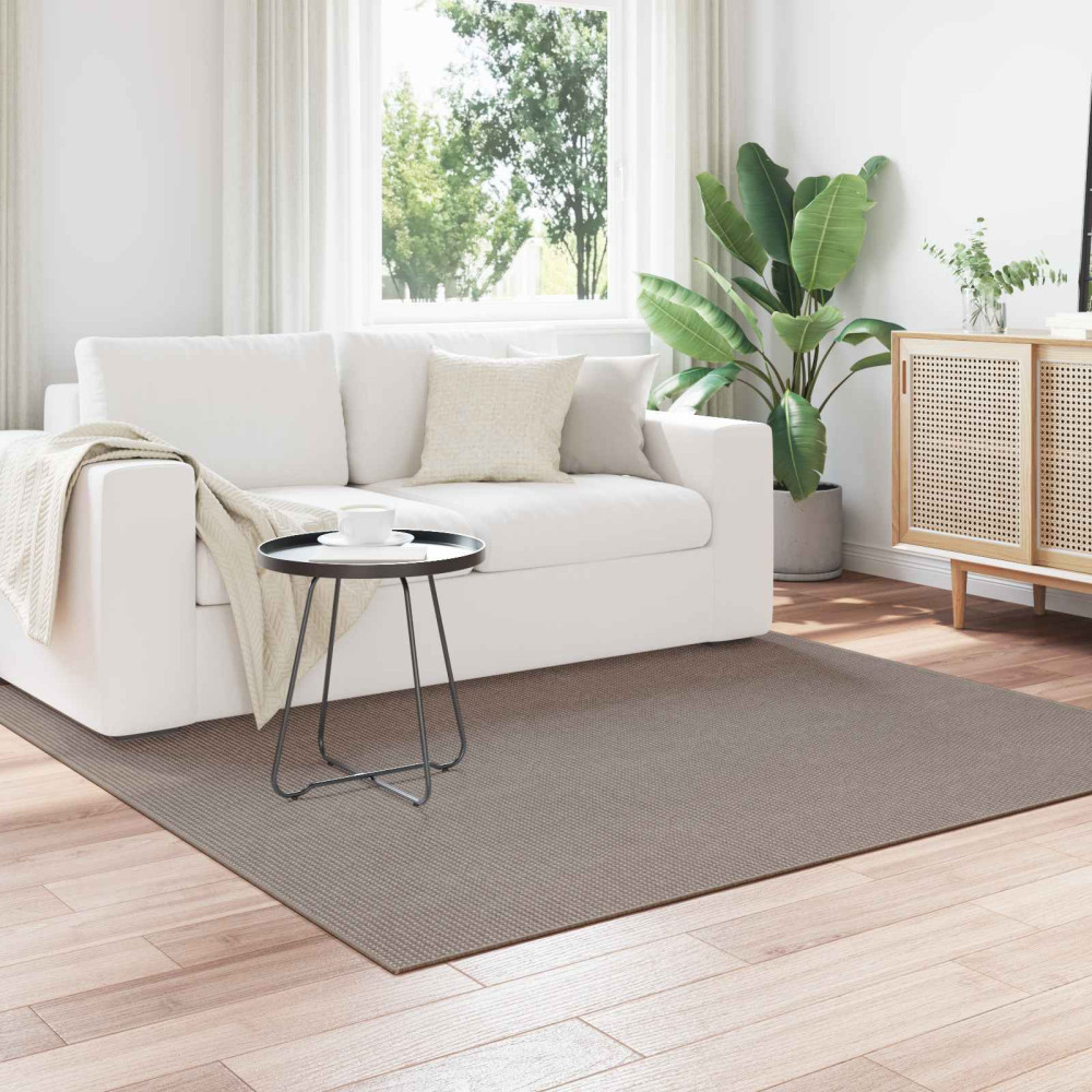 Produktbild för Områdesmattor Fyrkantig LUGO Taupe 200 x 200 cm Polyester
