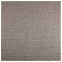 Produktbild för Områdesmattor Fyrkantig LUGO Taupe 240 x 240 cm Polyester