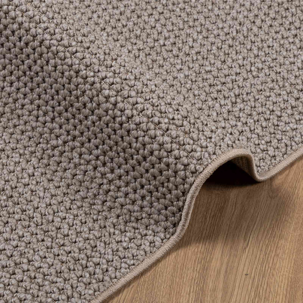 Produktbild för Områdesmattor Fyrkantig LUGO Taupe 240 x 240 cm Polyester