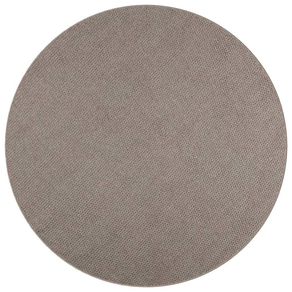 Produktbild för Områdesmattor Rund LUGO Taupe Ø 120 CM Polyester