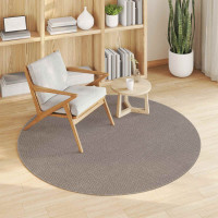 Produktbild för Områdesmattor Rund LUGO Taupe Ø 160 CM Polyester