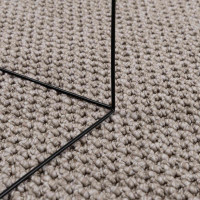 Produktbild för Områdesmattor Rund LUGO Taupe Ø 160 CM Polyester