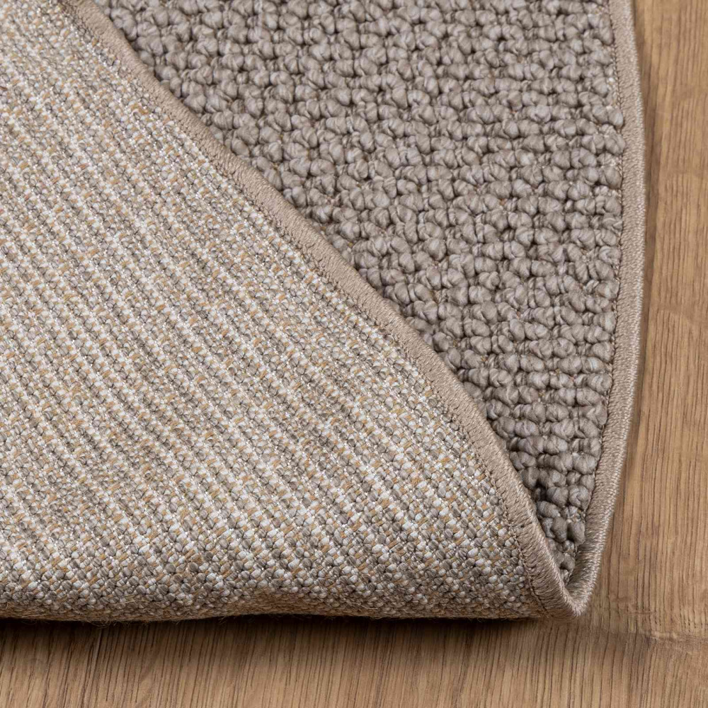 Produktbild för Områdesmattor Rund LUGO Taupe Ø 200 CM Polyester