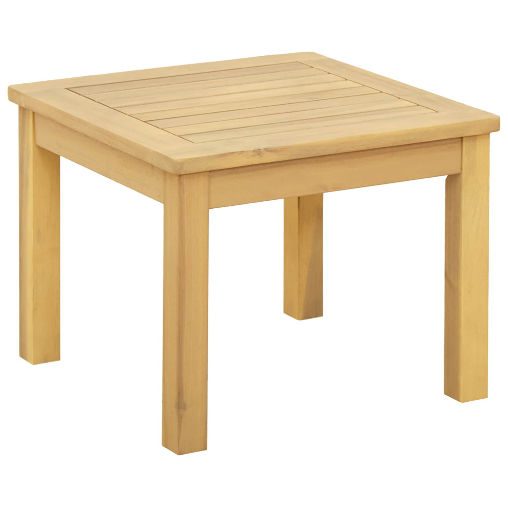 Produktbild för Kaffeebord Ljus akacia 45 x 45 x 36 cm Massivt Akaciaträ