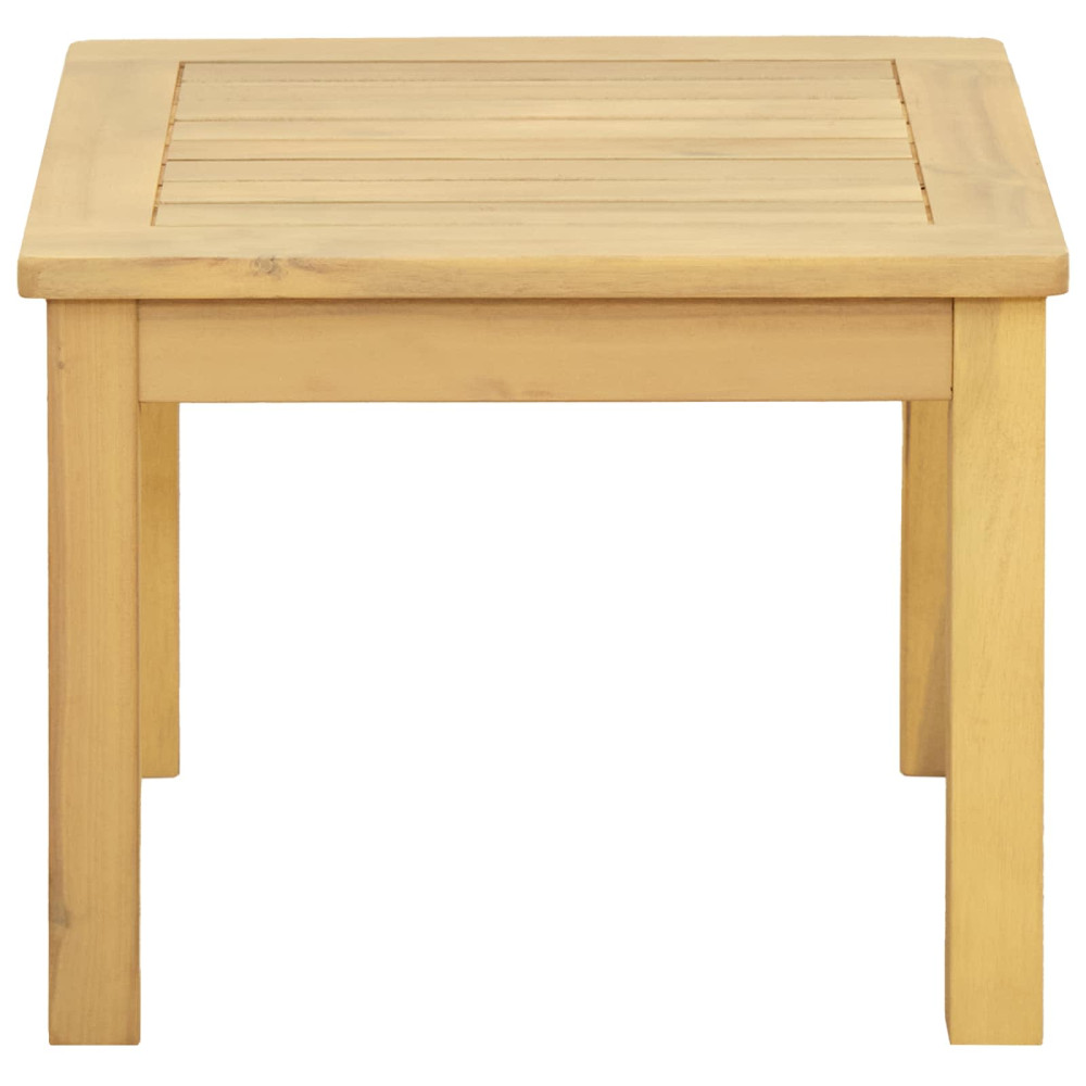 Produktbild för Kaffeebord Ljus akacia 45 x 45 x 36 cm Massivt Akaciaträ