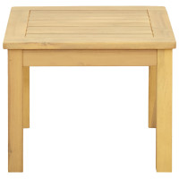 Produktbild för Kaffeebord Ljus akacia 45 x 45 x 36 cm Massivt Akaciaträ