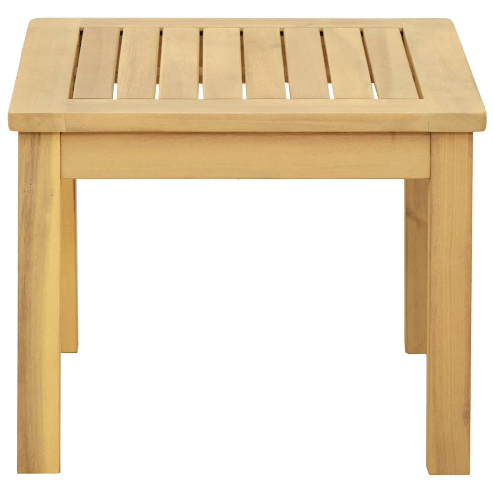 Produktbild för Kaffeebord Ljus akacia 45 x 45 x 36 cm Massivt Akaciaträ