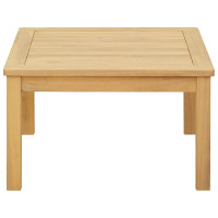 Produktbild för Kaffeebord Ljus akacia 60 x 60 x 36 cm Massivt Akaciaträ