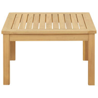 Produktbild för Kaffeebord Ljus akacia 60 x 60 x 36 cm Massivt Akaciaträ