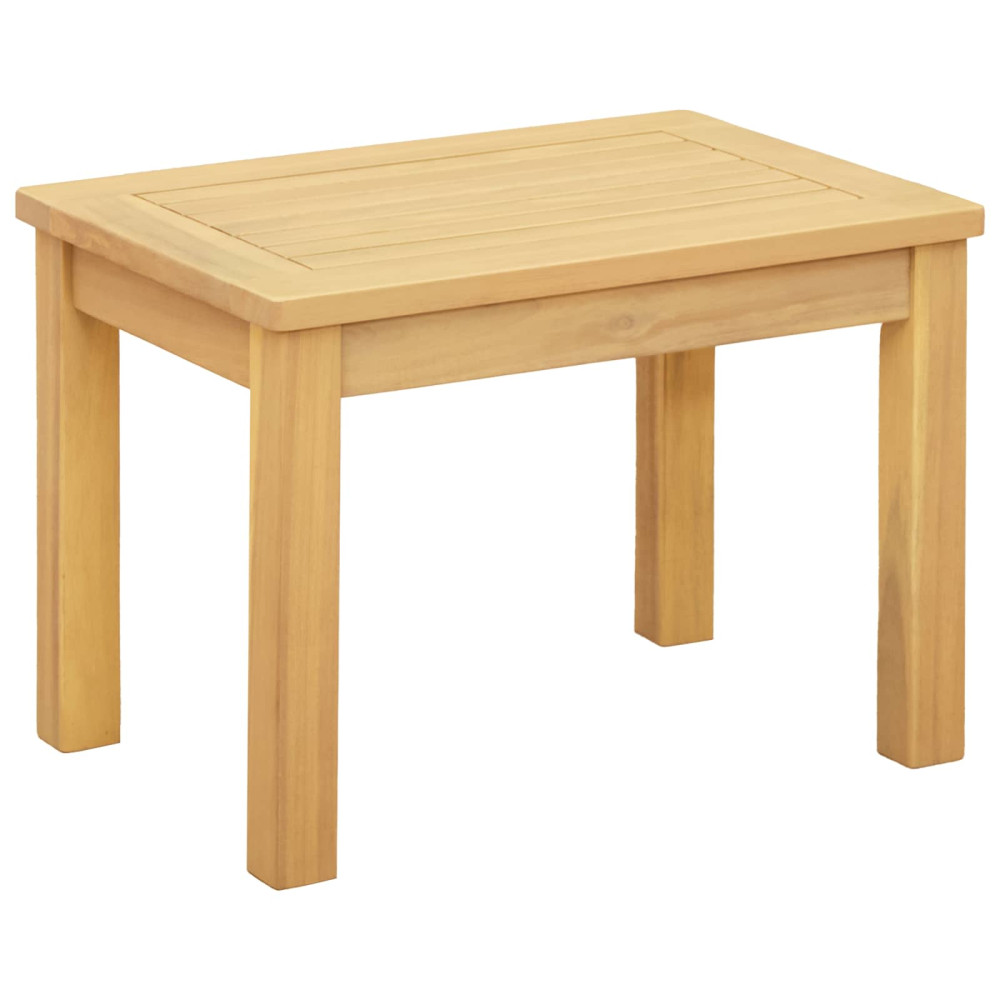 Produktbild för Kaffeebord Ljus akacia 50 x 35 x 36 cm Massivt Akaciaträ
