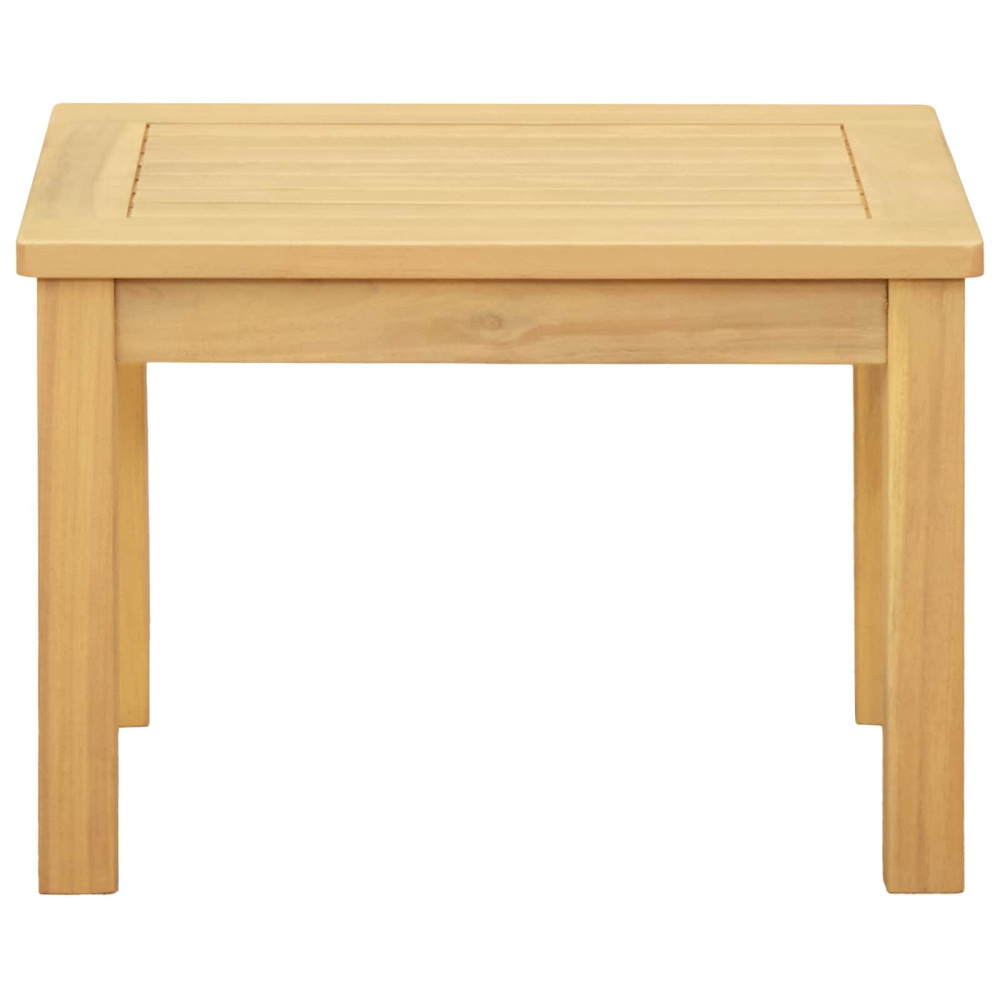 Produktbild för Kaffeebord Ljus akacia 50 x 35 x 36 cm Massivt Akaciaträ