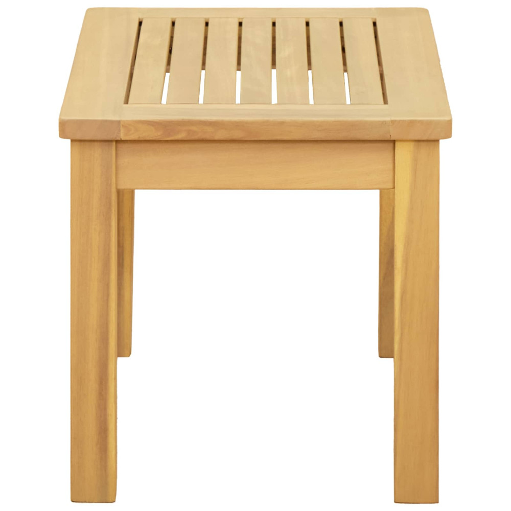 Produktbild för Kaffeebord Ljus akacia 50 x 35 x 36 cm Massivt Akaciaträ