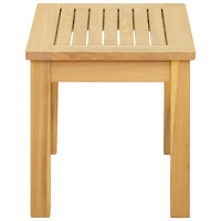 Produktbild för Kaffeebord Ljus akacia 50 x 35 x 36 cm Massivt Akaciaträ