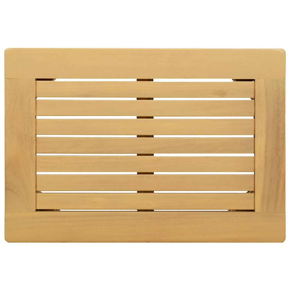 Produktbild för Kaffeebord Ljus akacia 50 x 35 x 36 cm Massivt Akaciaträ
