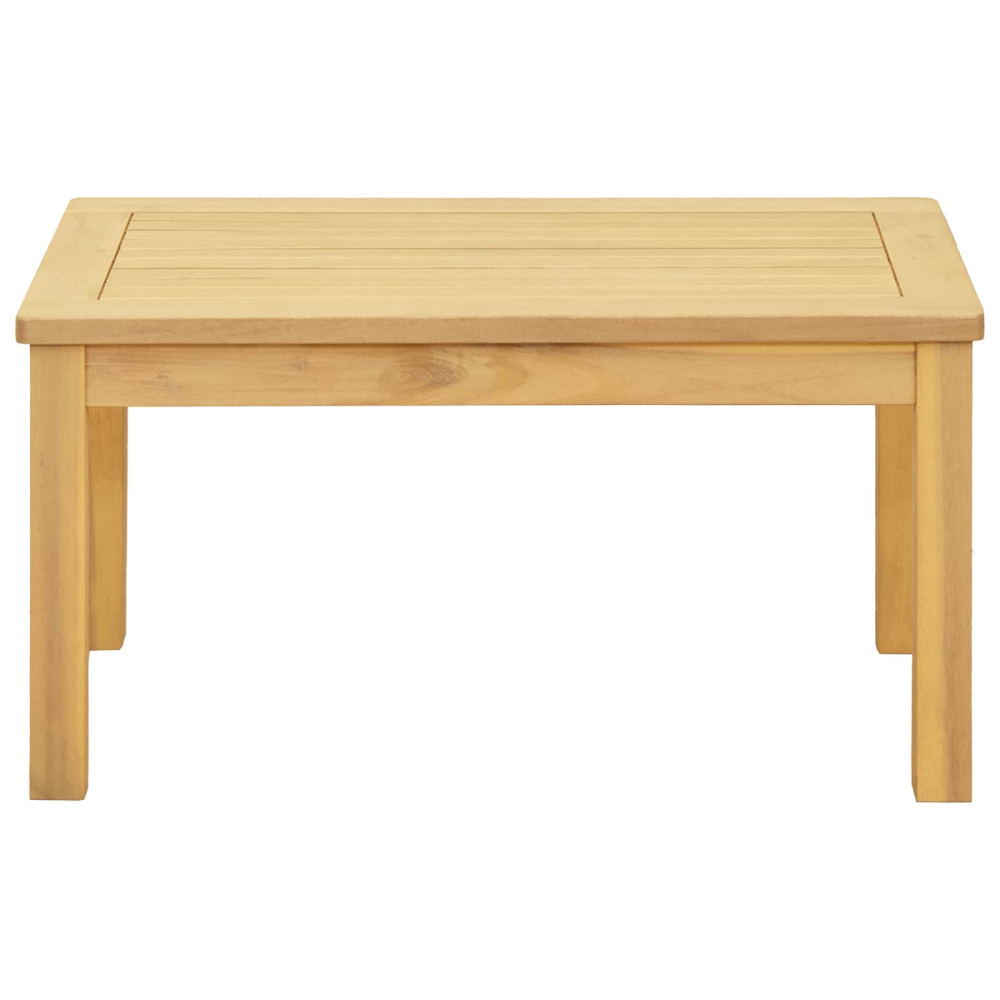 Produktbild för Kaffeebord Ljus akacia 70 x 40 x 36 cm Massivt Akaciaträ