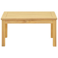 Produktbild för Kaffeebord Ljus akacia 70 x 40 x 36 cm Massivt Akaciaträ