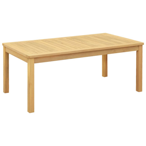 vidaXL Kaffeebord Ljus akacia 110 x 60 x 45 cm Massivt Akaciaträ