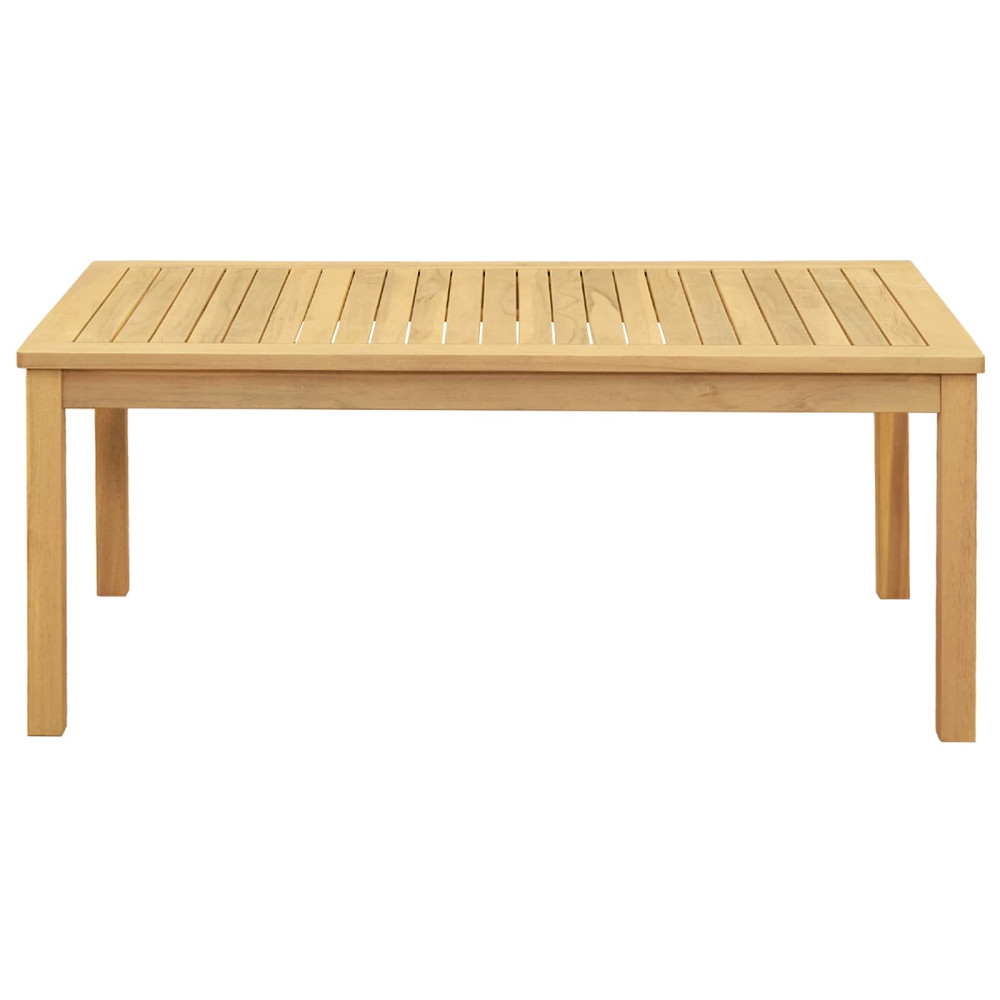 Produktbild för Kaffeebord Ljus akacia 110 x 60 x 45 cm Massivt Akaciaträ