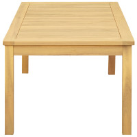 Produktbild för Kaffeebord Ljus akacia 110 x 60 x 45 cm Massivt Akaciaträ