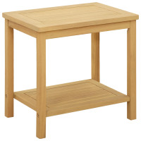 Produktbild för Sidobord Olivenatur 50 x 35 x 45 cm Massivt Akaciaträ