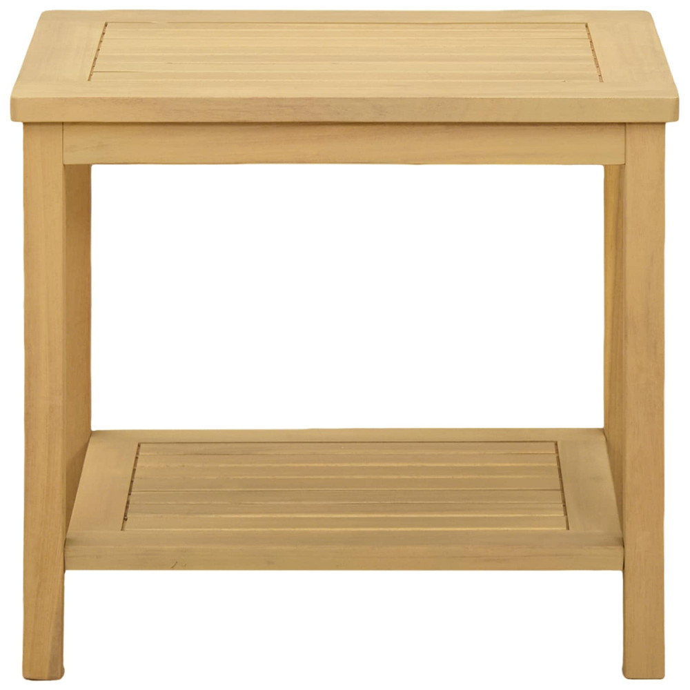 Produktbild för Sidobord Olivenatur 50 x 35 x 45 cm Massivt Akaciaträ