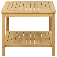 Produktbild för Sidobord Olivenatur 50 x 35 x 45 cm Massivt Akaciaträ