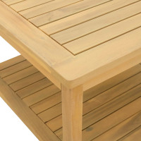 Produktbild för Sidobord Olivenatur 50 x 35 x 45 cm Massivt Akaciaträ