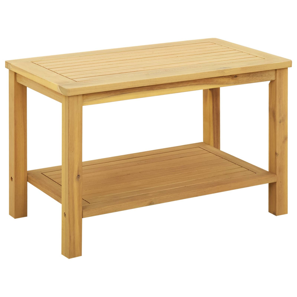 Produktbild för Sidobord Olivenatur 70 x 40 x 45 cm Massivt Akaciaträ