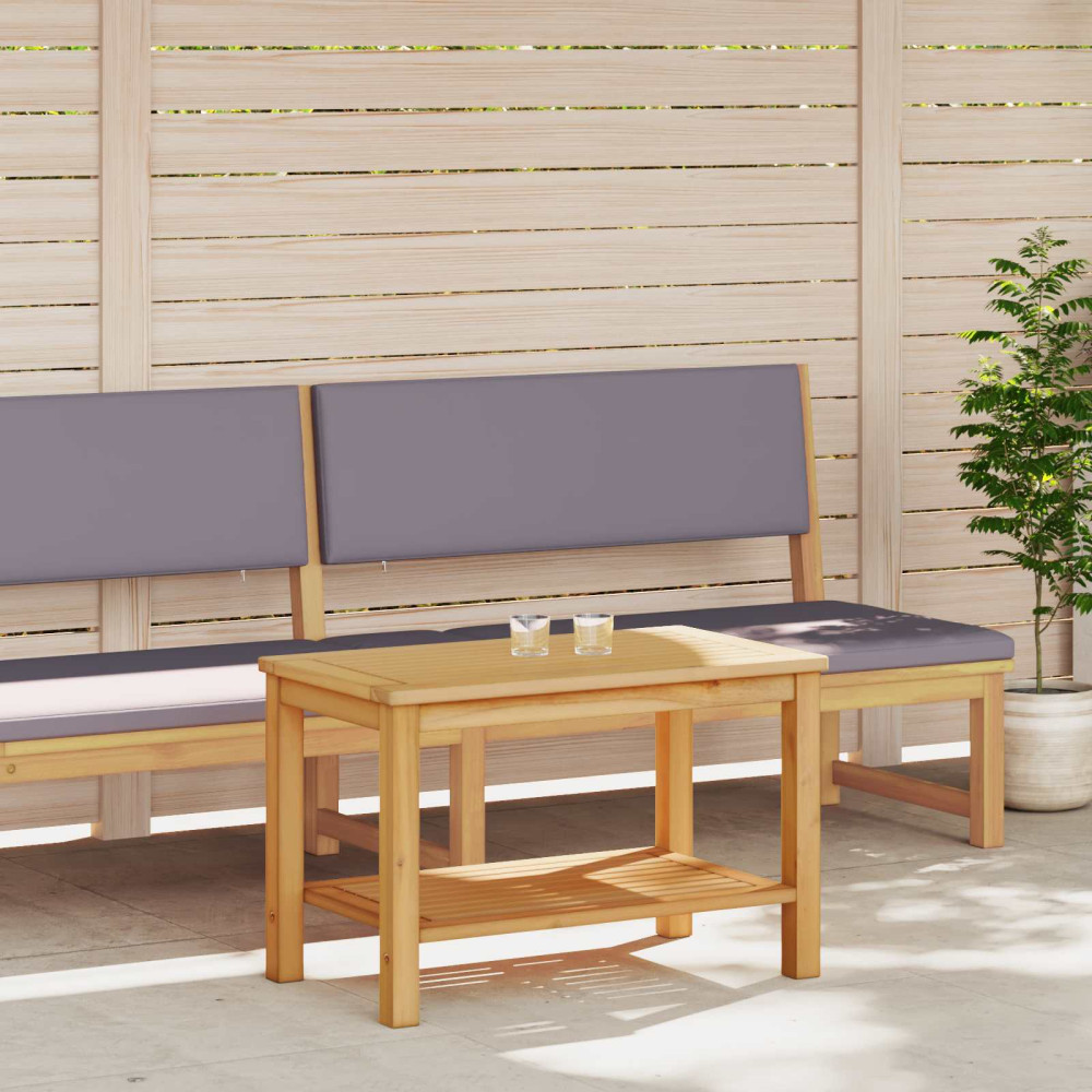 Produktbild för Sidobord Olivenatur 70 x 40 x 45 cm Massivt Akaciaträ