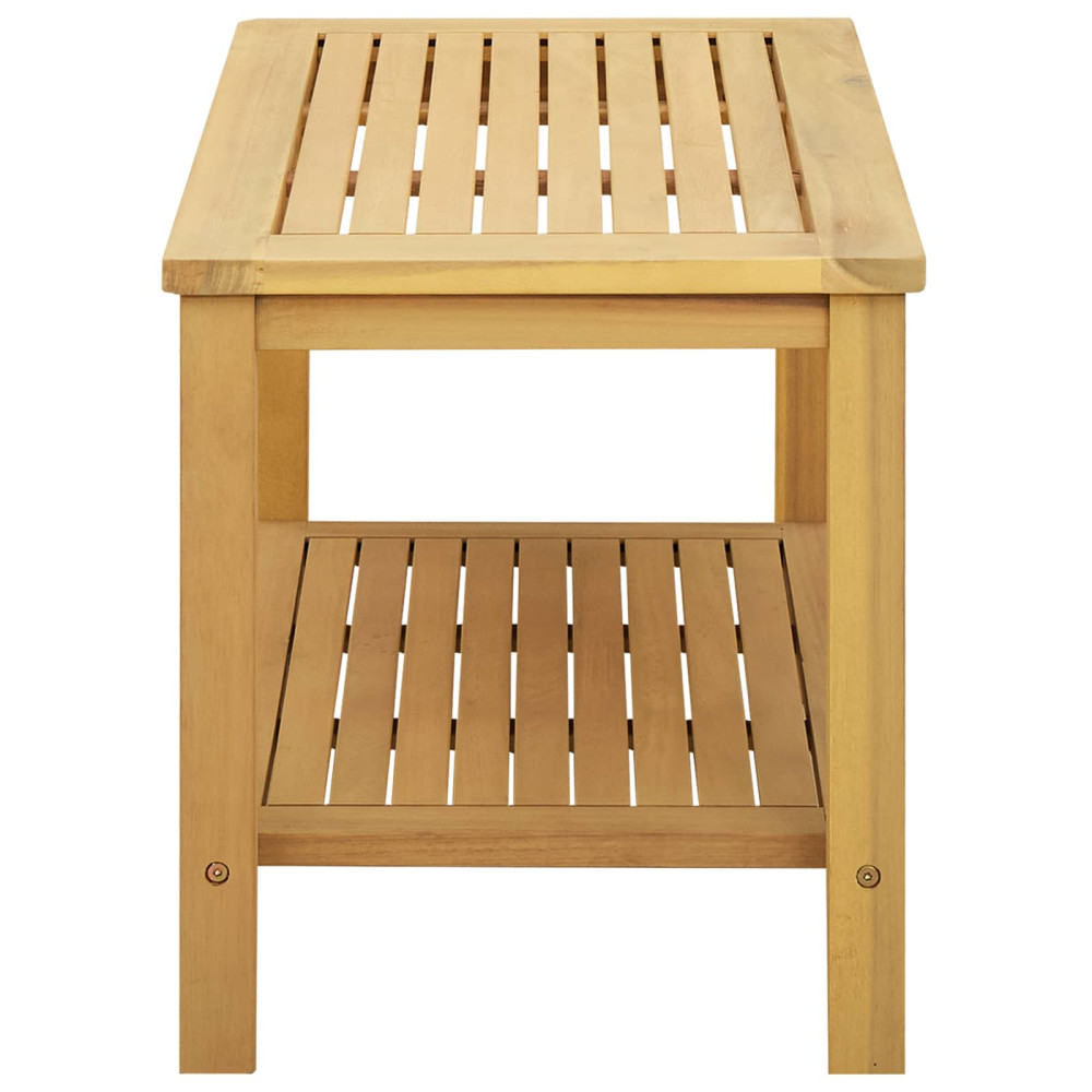Produktbild för Sidobord Olivenatur 70 x 40 x 45 cm Massivt Akaciaträ