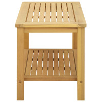 Produktbild för Sidobord Olivenatur 70 x 40 x 45 cm Massivt Akaciaträ