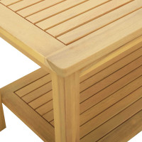 Produktbild för Sidobord Olivenatur 70 x 40 x 45 cm Massivt Akaciaträ