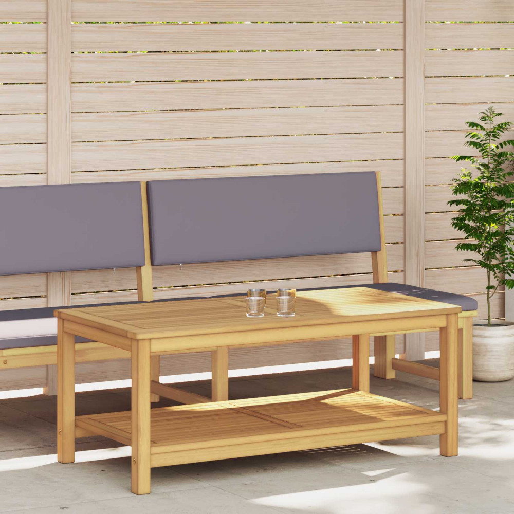 Produktbild för Sidobord Olivenatur 110 x 55 x 45 cm Massivt Akaciaträ