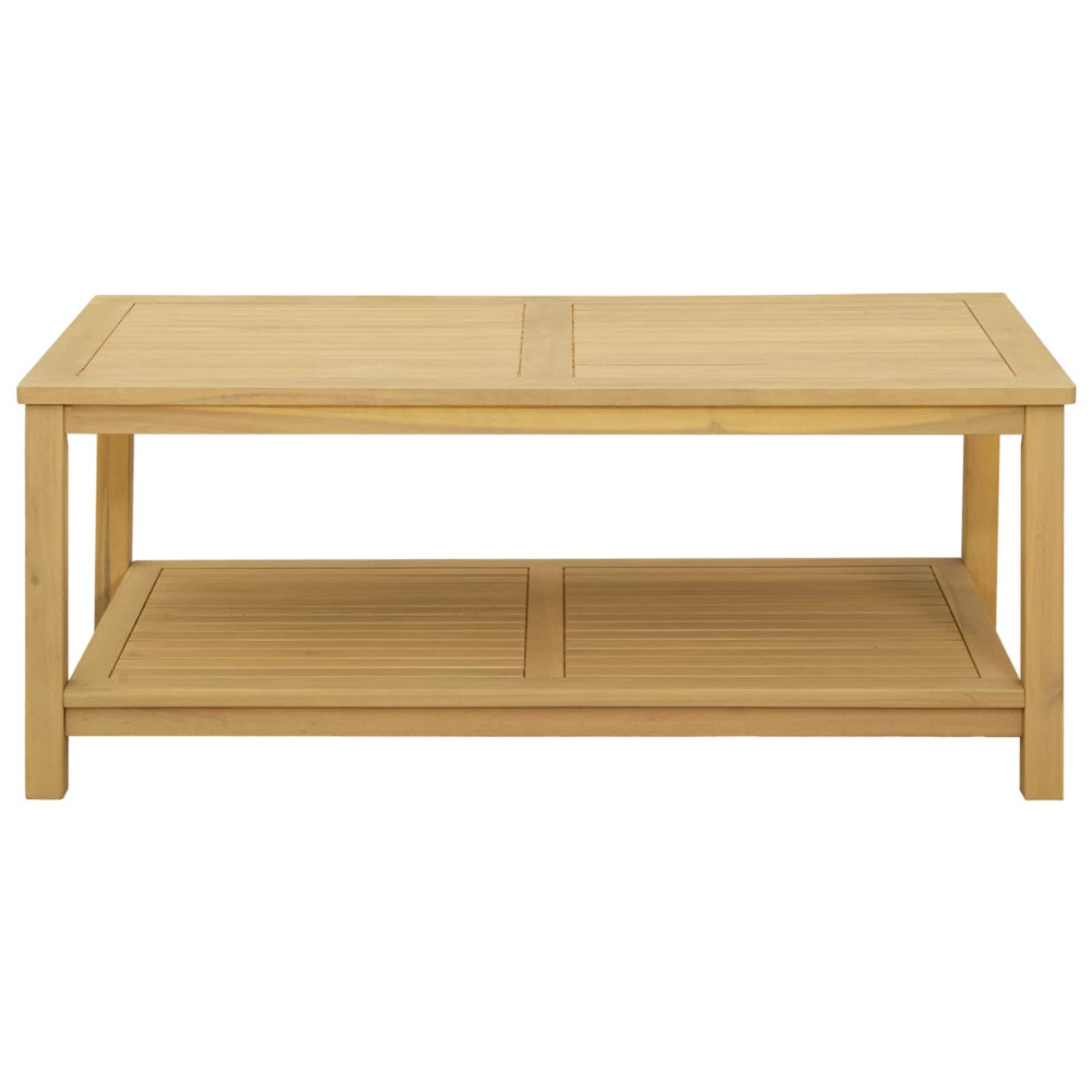 Produktbild för Sidobord Olivenatur 110 x 55 x 45 cm Massivt Akaciaträ