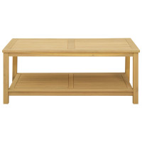 Produktbild för Sidobord Olivenatur 110 x 55 x 45 cm Massivt Akaciaträ
