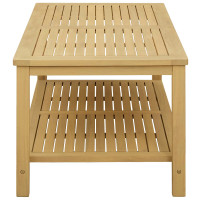 Produktbild för Sidobord Olivenatur 110 x 55 x 45 cm Massivt Akaciaträ