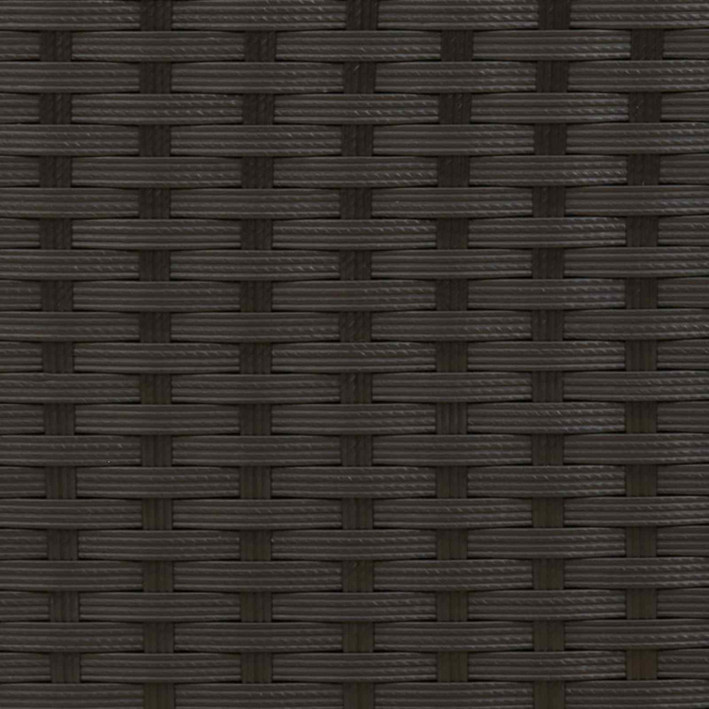 Produktbild för Fällstol med tehylla med kudde 62 x 64 x 112 cm konstrotting