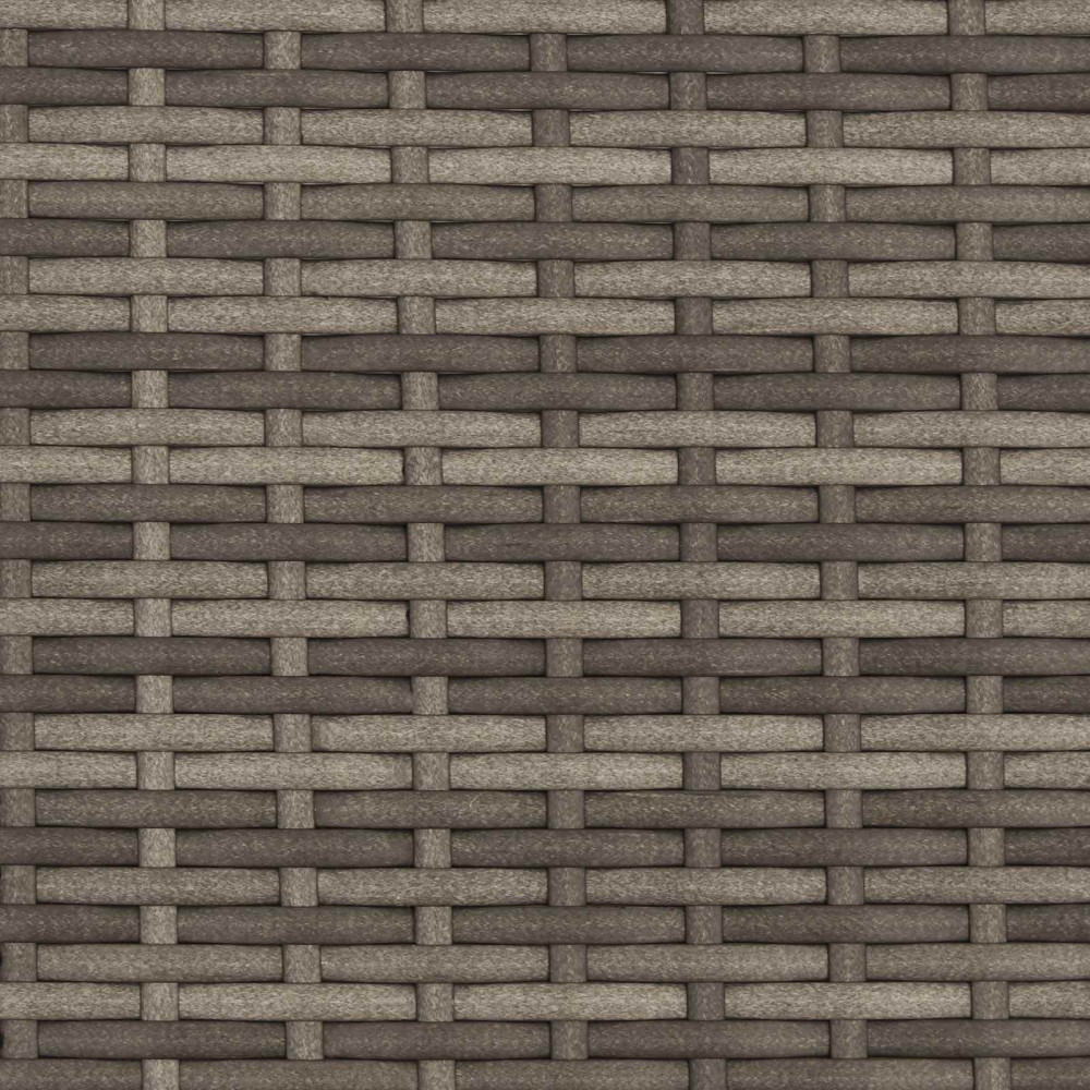 Produktbild för Fällstol med tehylla med kudde 62 x 64 x 112 cm konstrotting