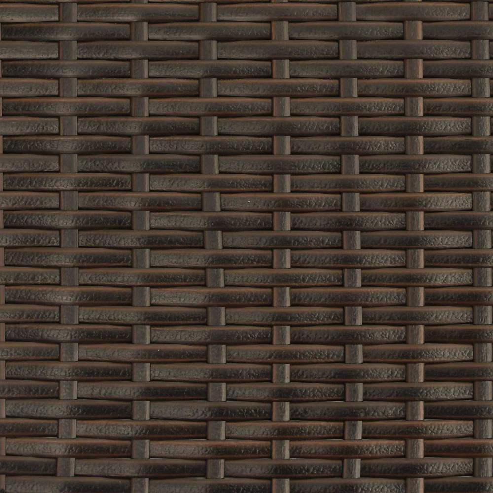 Produktbild för Trädgård Stol 2 pcs Brun och Kräm 56 x 60 x 112 cm