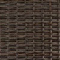 Produktbild för Trädgårdsbänk Brun och Röd 105 x 60 x 112 cm Stål och Polyester