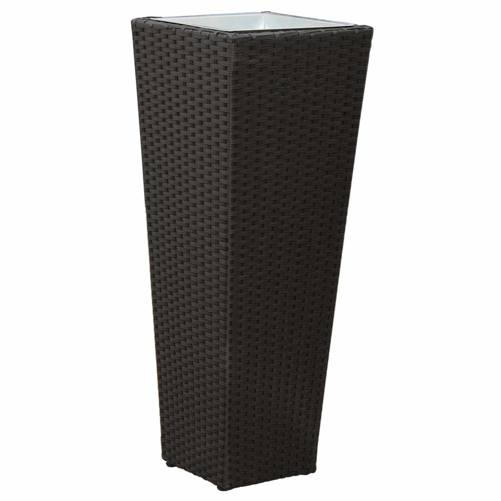 Produktbild för Utomhusset 3 pcs Svart Metall