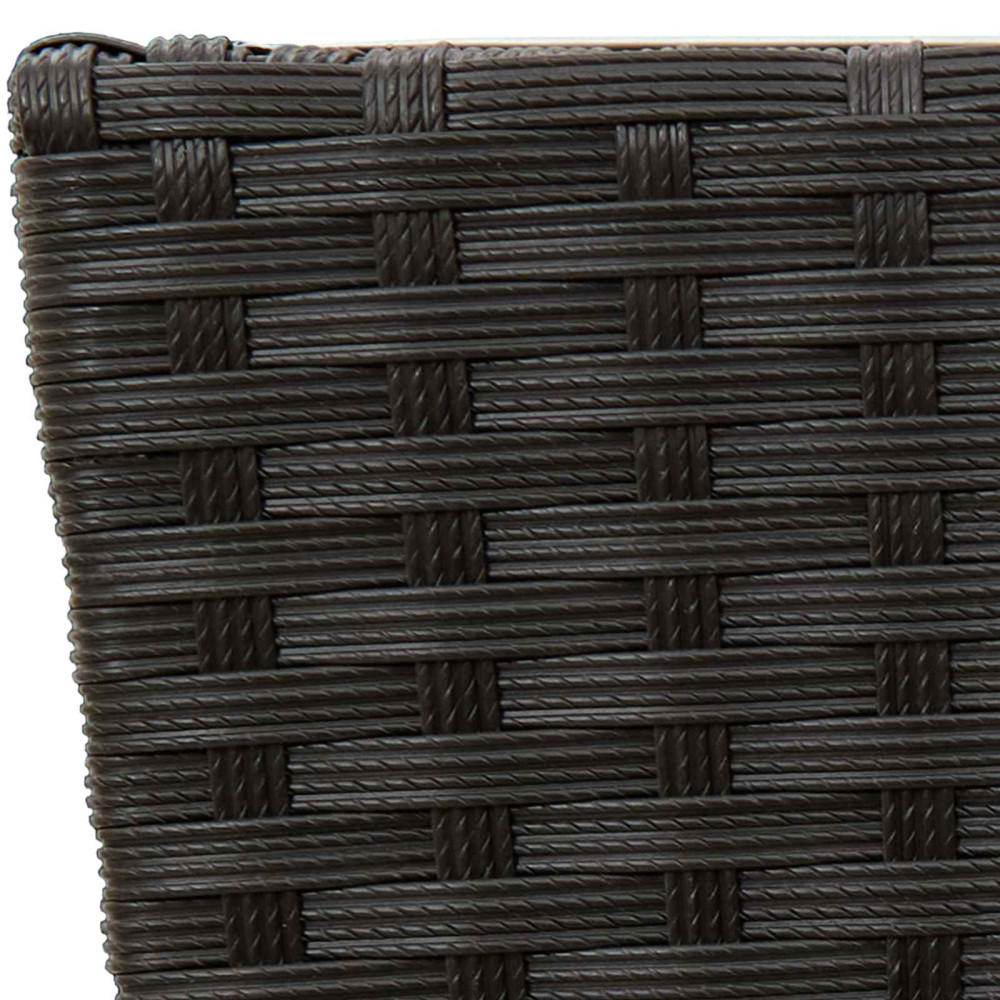 Produktbild för Utomhusset 3 pcs Svart Metall
