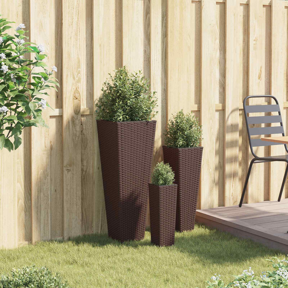 Produktbild för Utomhusset 3 pcs Metall