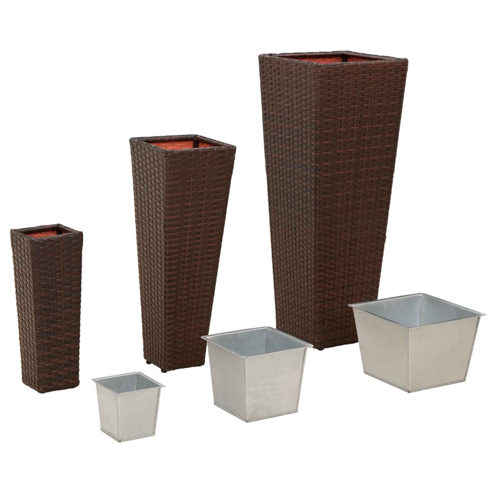 Produktbild för Utomhusset 3 pcs Metall